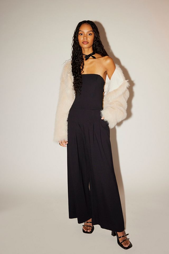 Free people hot sale strapless jumpsuit