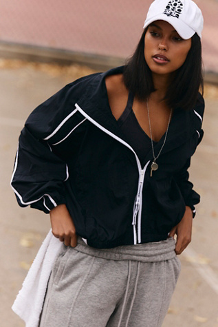 Varsity Blues Jacket by FP Movement at Free People, Black, XS