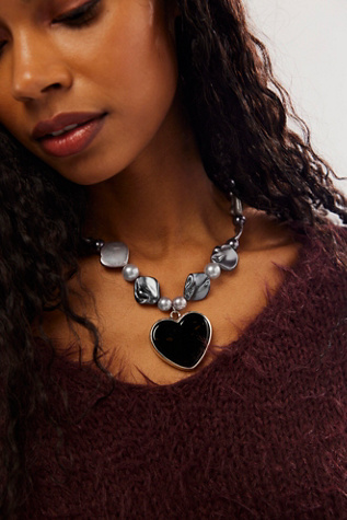 Shuggie Necklace at Free People in Black