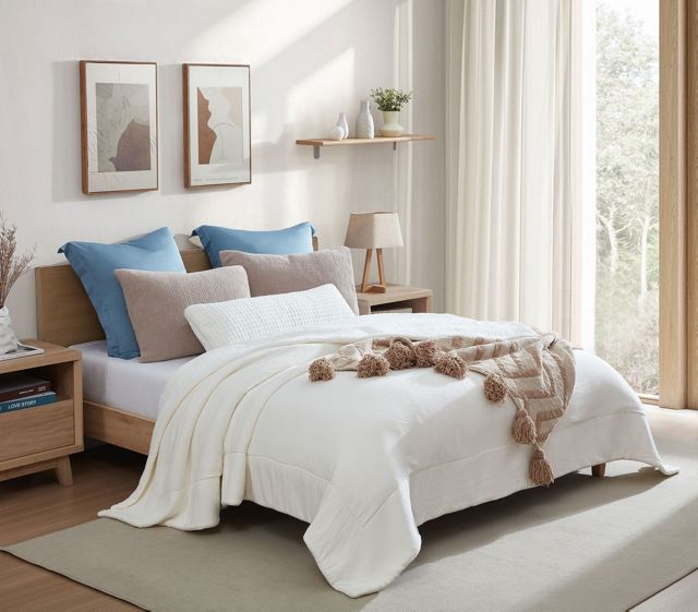 Sunday Citizen Snug Waffle Lumbar Pillow #3