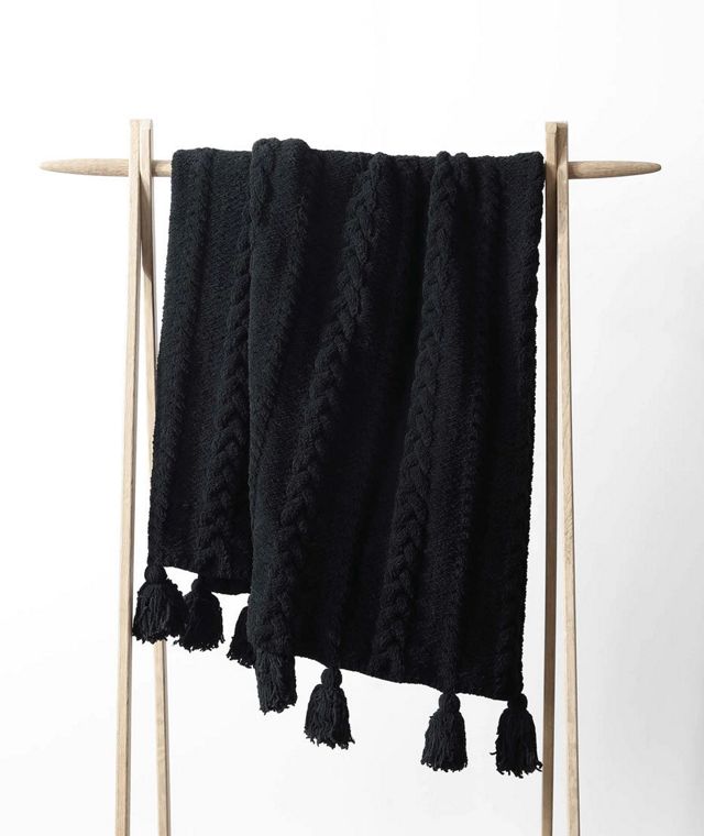Sunday Citizen Braided Pom Pom Throw #1