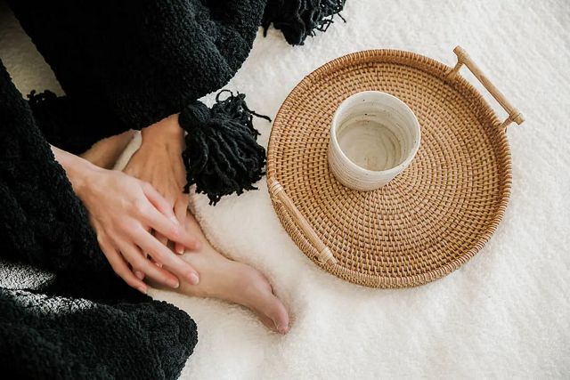 Sunday Citizen Braided Pom Pom Throw #2