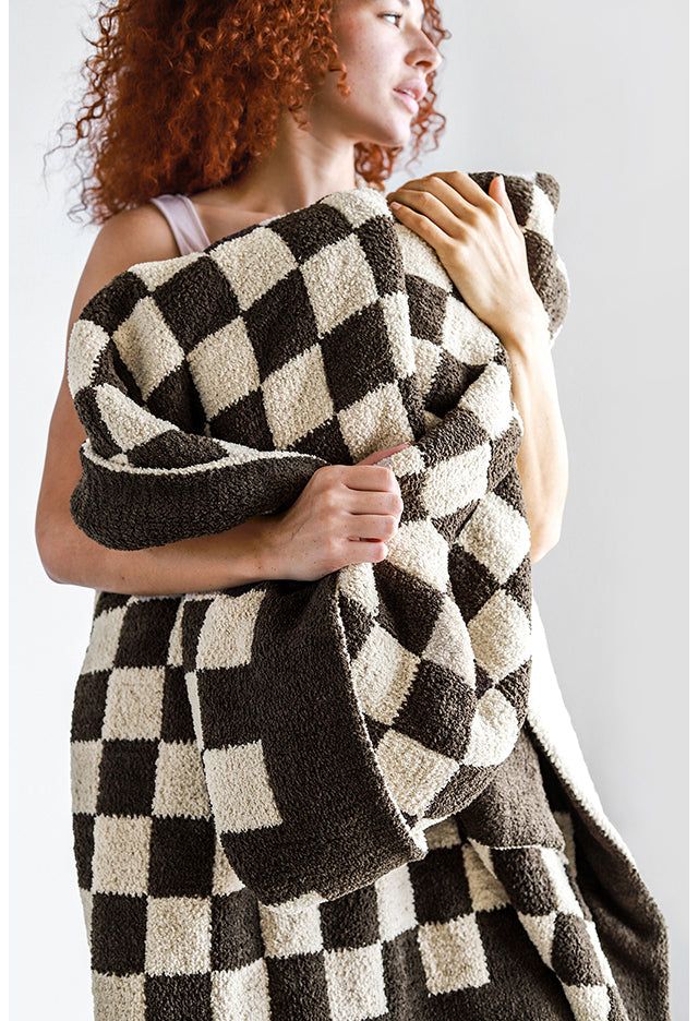 Sunday Citizen Checkerboard Throw #3