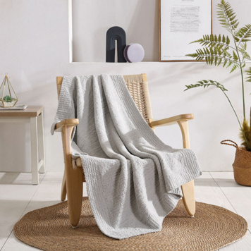 Sunday Citizen Snug Throw by Free People in Grey