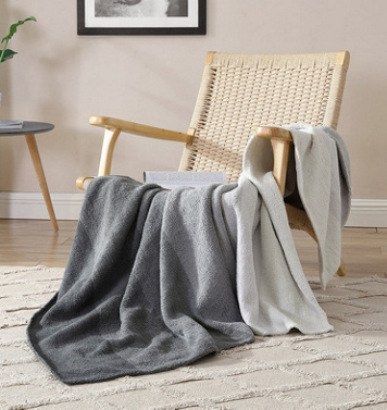 Sunday Citizen Ombre Throw by Free People in Grey