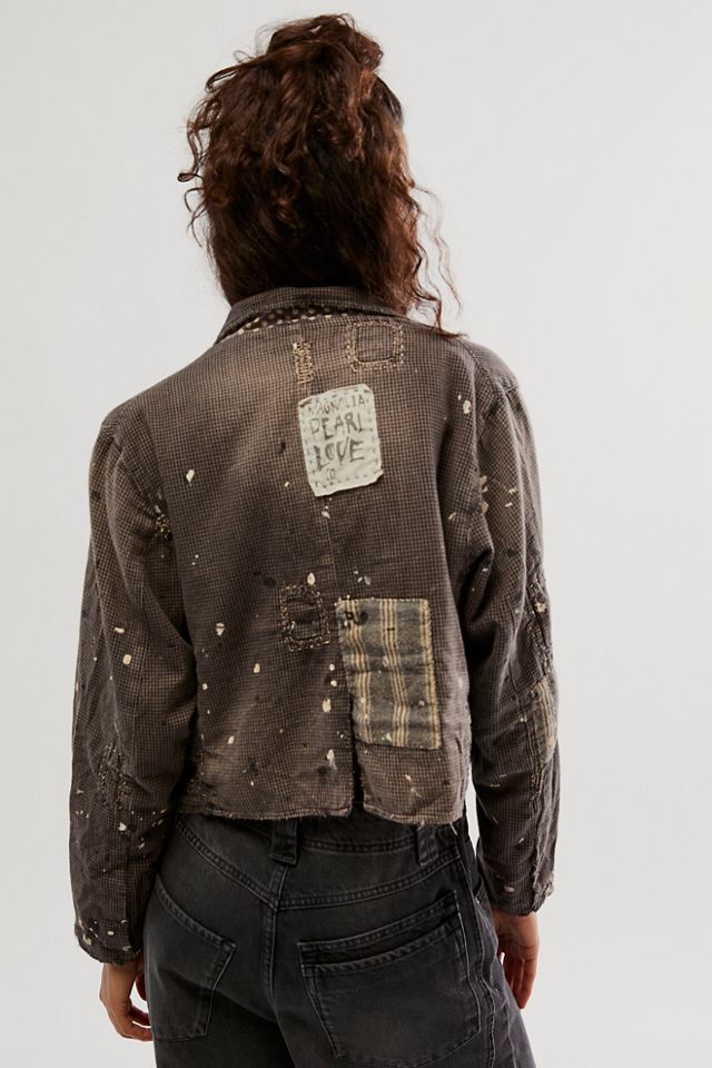 Free people best sale pearl denim jacket