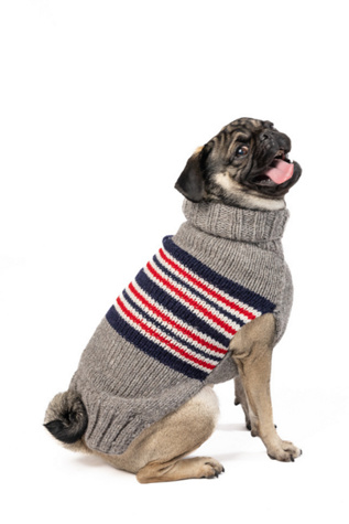 Chilly Dog Piggy Kapuzenpullover Für Hunde – 100 % Wolle, Größe XL, Für 18–27 Kg, Handgefertigt