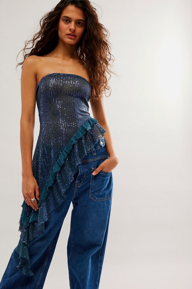 Taylor Sequin Tube Top #1