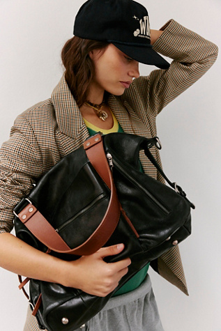 We The Free Remade Emerson Satchel Bag at Free People in Black