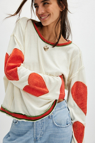 We The Free You're A Star Tee at Free People in Red, Size: L