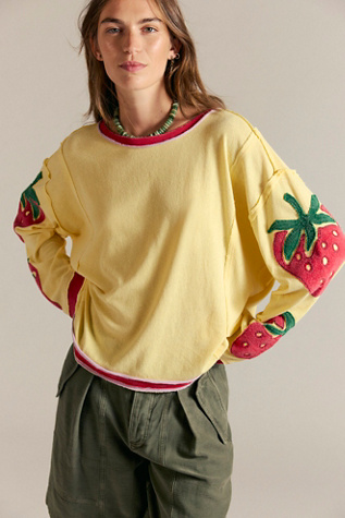 We The Free You're A Star Tee at Free People in Strawberry Combo, Size: Small