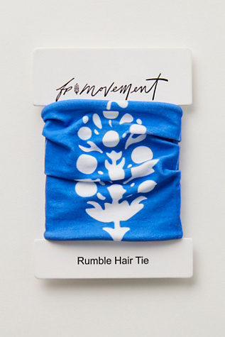 Rumble Hair Tie At Free People In Athletic Blue