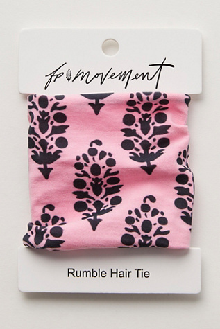 Rumble Hair Tie At Free People In Pink Echo