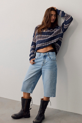 We The Free Low-Rise Relaxed Capri Jeans