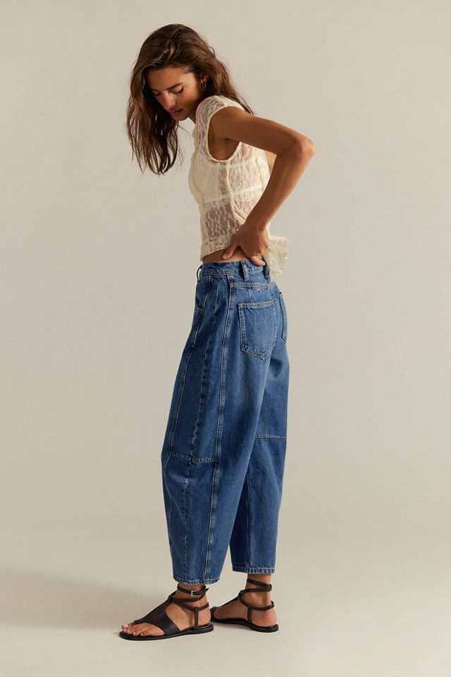 We The Free CRVY Venus Barrel Jeans #6