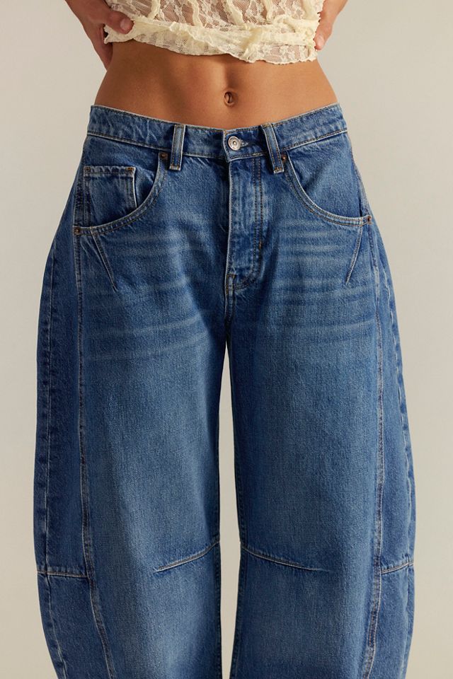 We The Free CRVY Venus Barrel Jeans #7