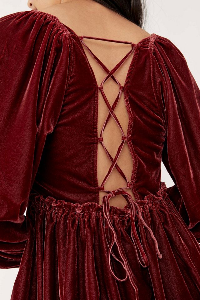 Daphne Velvet Mini Dress #2