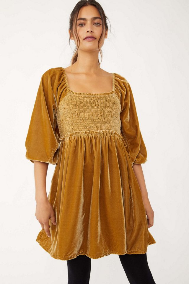 Free people outlet velvet dress