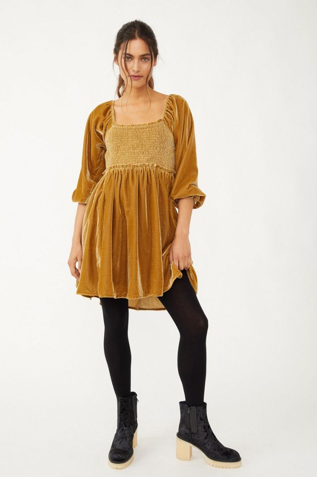 Daphne Velvet Mini Dress #3