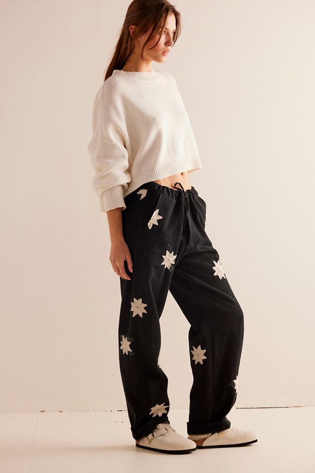 Night Sky Organic Cotton Lounge Pant - WOMEN Pants