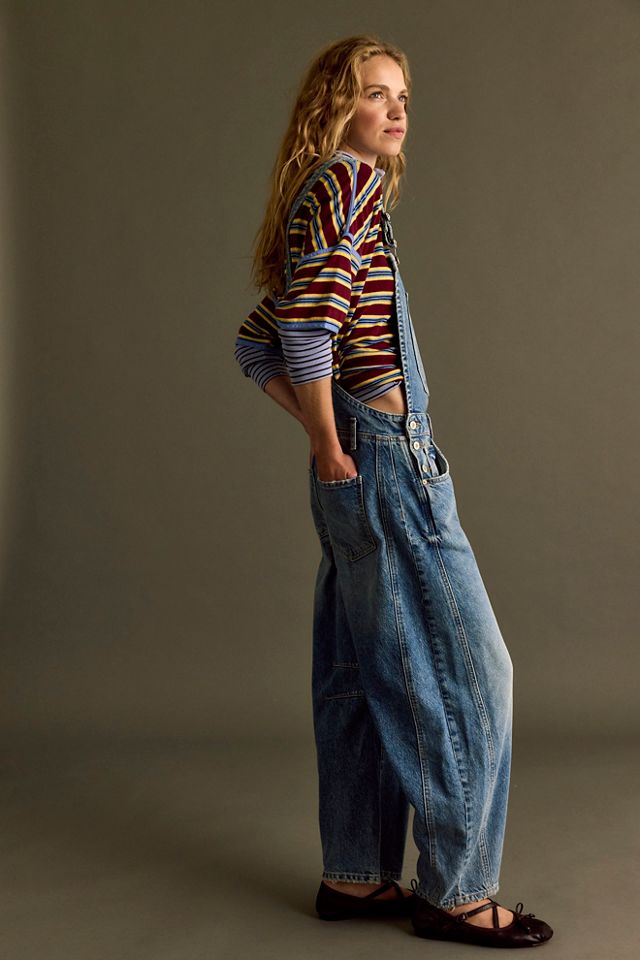 We The Free Good Luck Barrel Dungarees #2