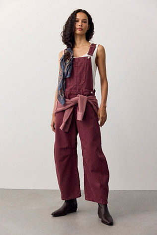 We The Free Good Luck Barrel Overalls