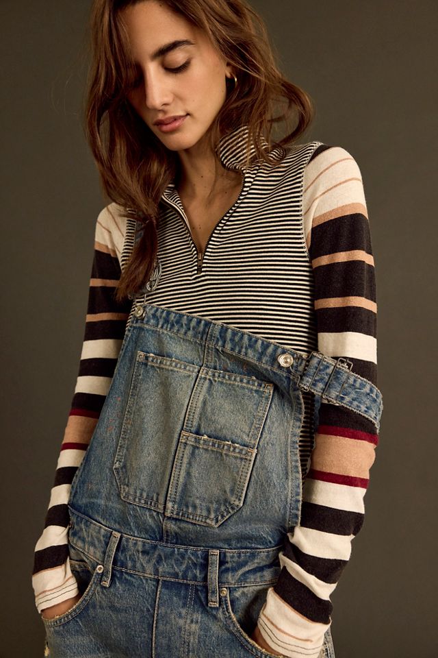 We The Free Good Luck Barrel Dungarees #1