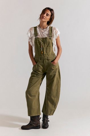 We The Free Ziggy Slouchy Denim Overalls | Free People