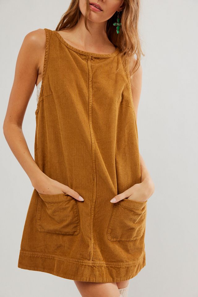 All Around Cord Mini Dress #2