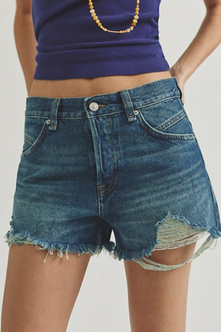 We The Free Now Or Never Denim Shorts at Free People in Sunsational, Size: 31