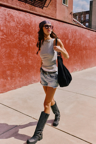 We The Free Now Or Never Denim Shorts at Free People in Light Wash, Size: 29