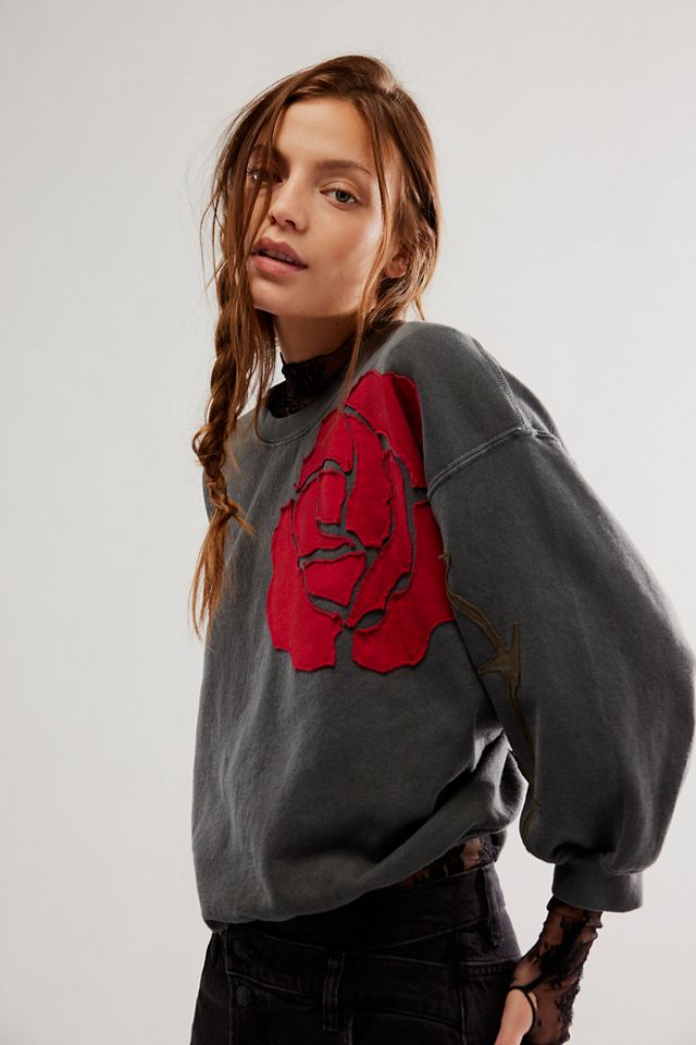 Puff Shorty Rose Sweatshirt #2