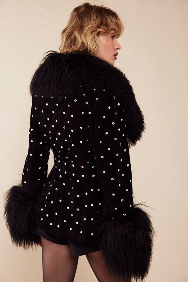 Susanna Chow Penny Lane Suede Jacket Free People