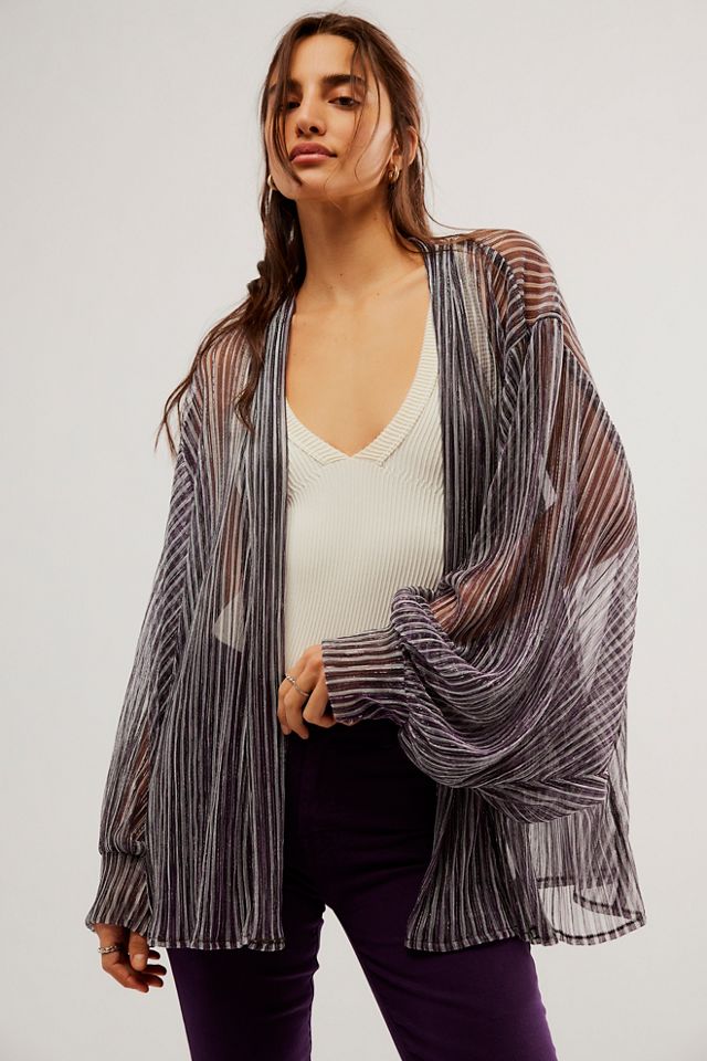 Shimmer Stripe Jacket #2