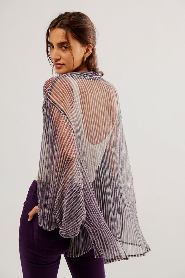 Shimmer Stripe Jacket #3