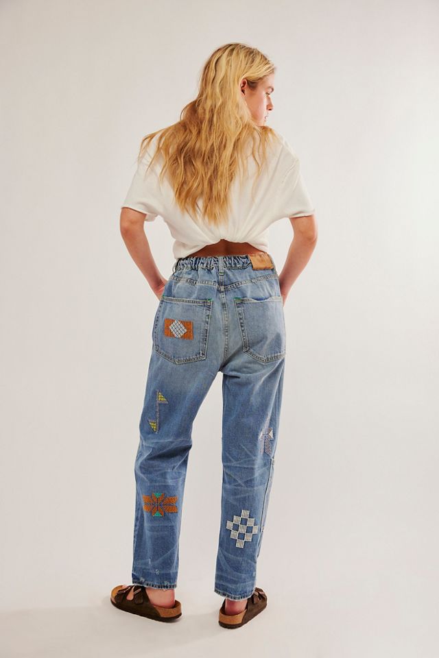Dr. Collectors Embroidered Pull-On Jeans #1