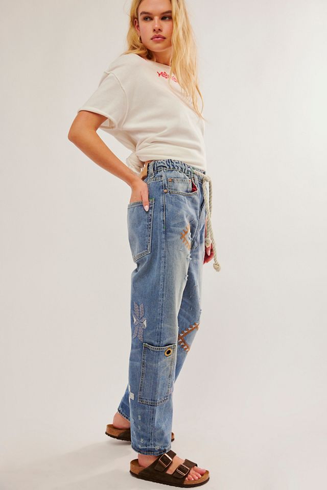 Dr. Collectors Embroidered Pull-On Jeans #2
