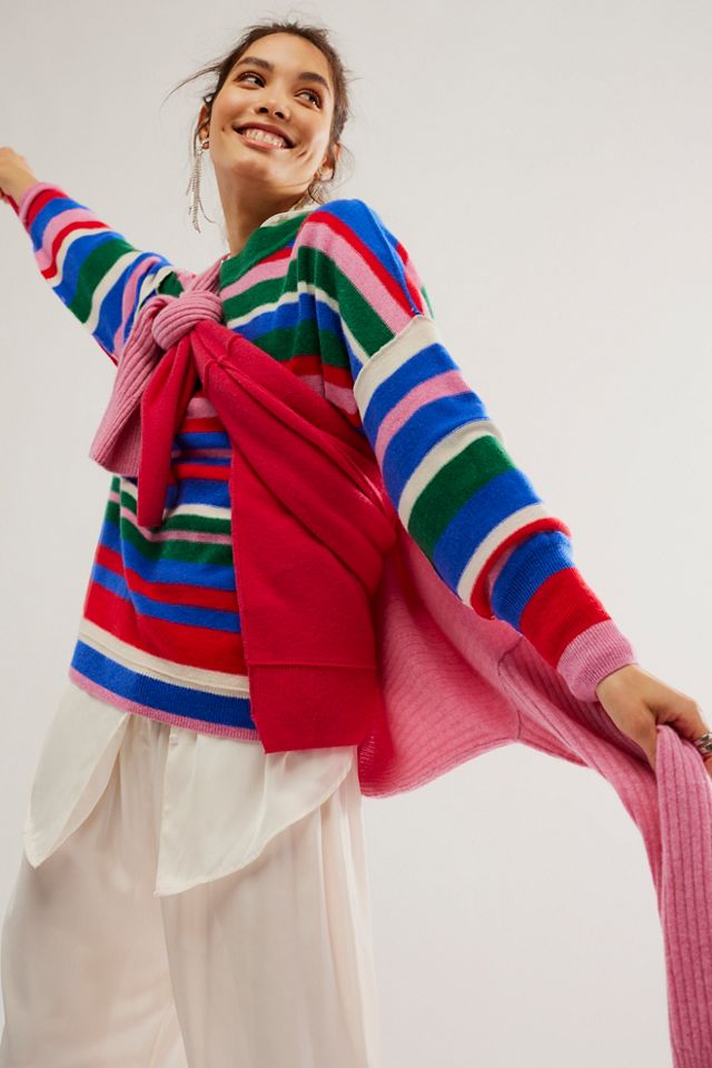 Easy Street Cashmere MultiStripe Tunic Free People
