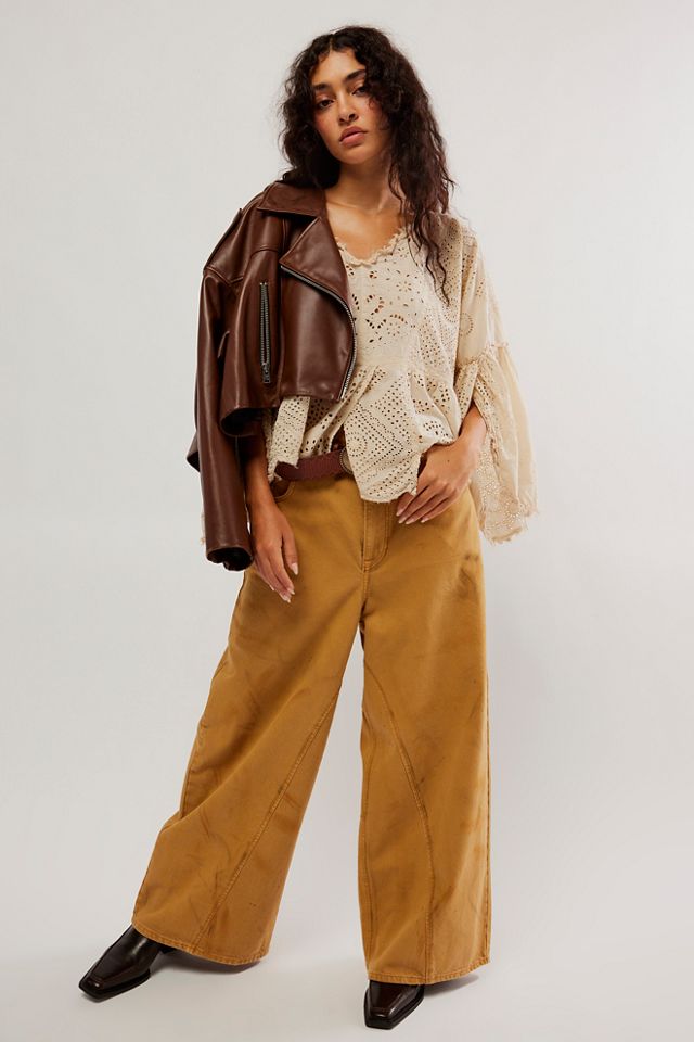 Magnolia Pearl Eyelet Patched Long Sleeve #2