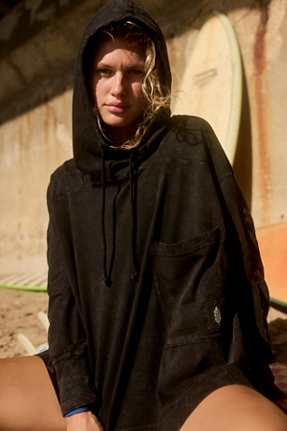 Hot Shot Hooded Layer Top by FP Movement at Free People in Black, Size: M