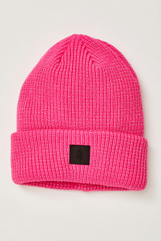 Let's Race Fleece Lined Recycled Yarn Beanie product page