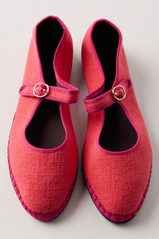 Happy Place Mary Janes by Flabelus at Free People in Rose, Size: EU 38