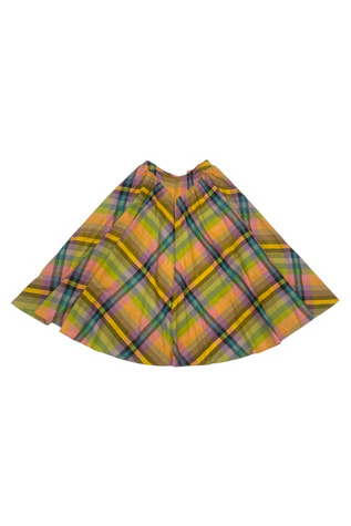 1970s Vintage Sunbow Plaid Skirt Selected by BusyLady Baca