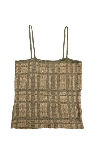 1990s Vintage Knit Tank Top Selected by BusyLady Baca & The Goods