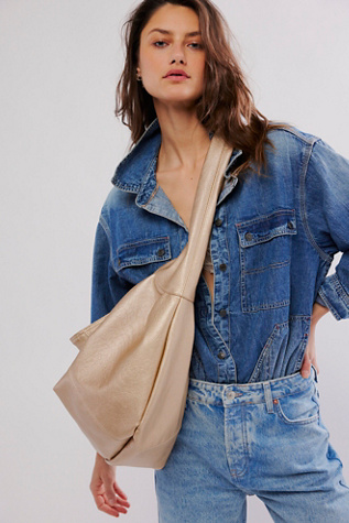 Slouchy Carryall by FP Collection at Free People in Ocean Pearl