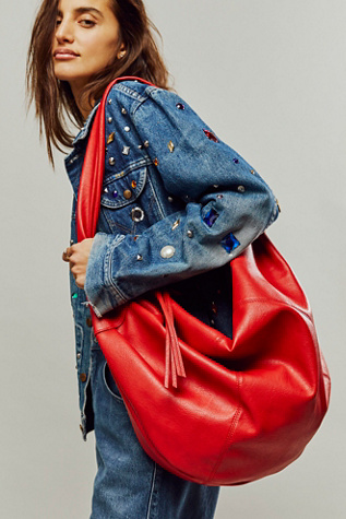 Slouchy Carryall by FP Collection at Free People in Red Lip