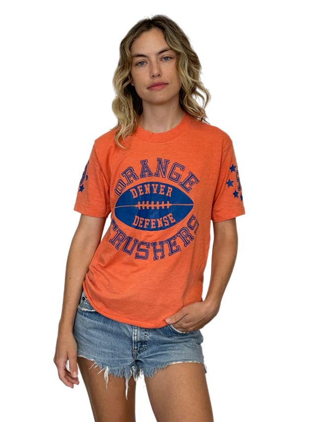 1970's Denver Defense Football T-Shirt Selected By Villains Vintage