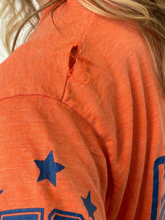1970's Denver Defense Football T-Shirt Selected By Villains Vintage #3