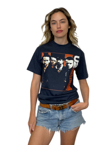 T-Shirt Vintage U2 Rock Band - Marque EmoBug - Taille 2XL Noir - Coton - Parfait état