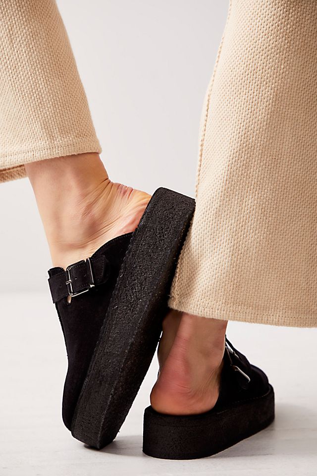 Clarks Trek Wedge Mules | Free People Clarks Trek Wedge Mules | Free People